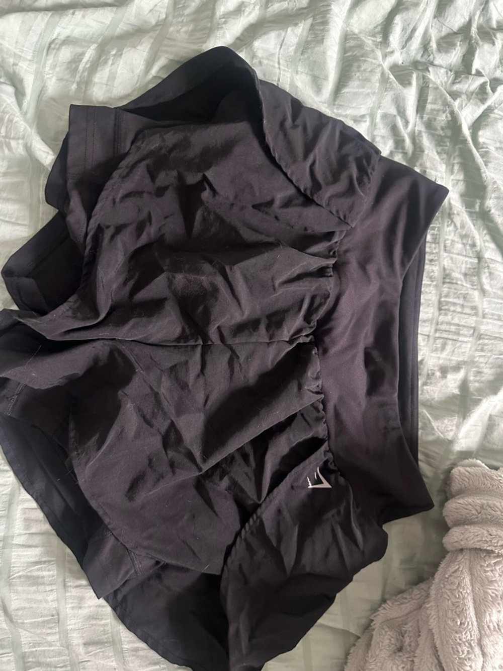 Gymshark Black Athletic Skirt with Inner Shorts